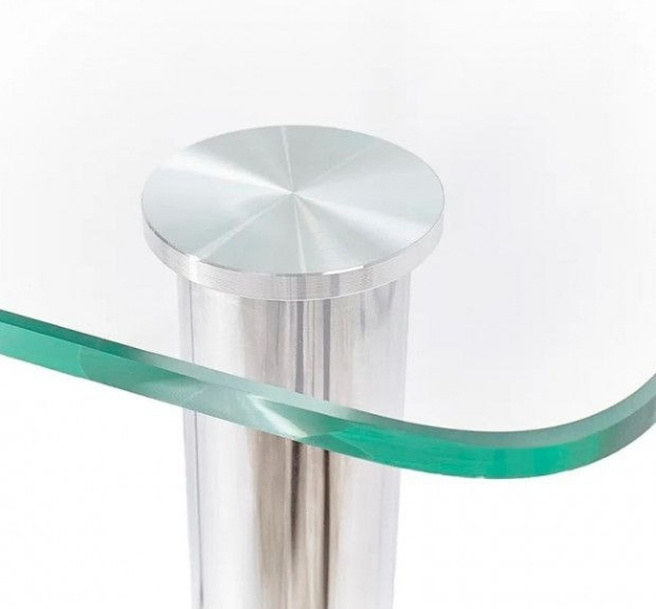 Стеклянный журнальный столик