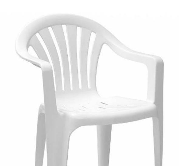 Стул пластик белый