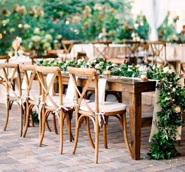 Стул Crossback Natural