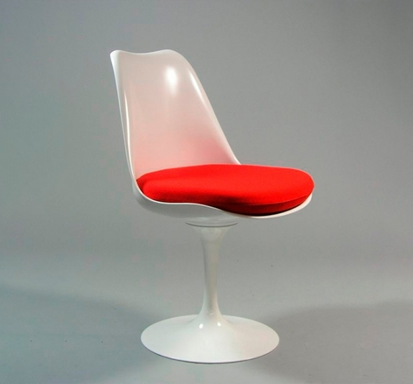 Стул Tulip (Тулип) бело-красный