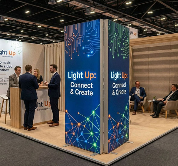 Автоматический двусторонний лайтбокс Light Up