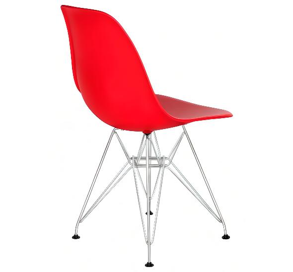 Стул Eames металл красный