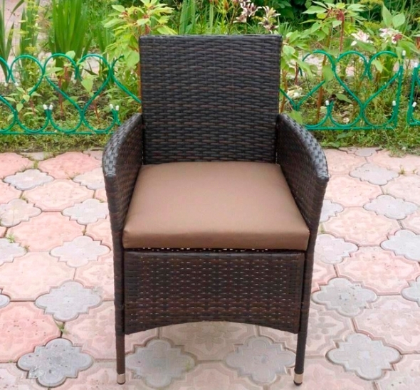 Кресло плетеное из ротанга Кения