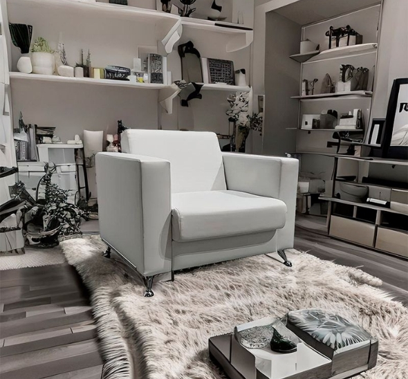 Кресло Cube белое