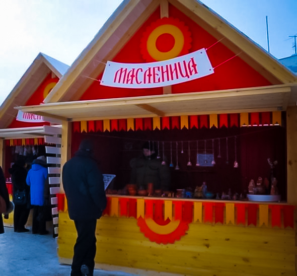 Масленичный ярмарочный домик