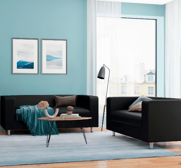 Диван двухместный Erwin Black