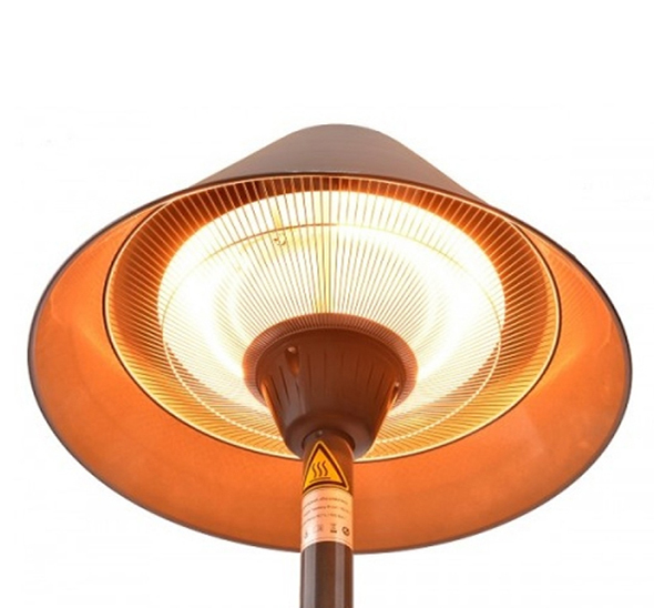 Уличный электрический настольный обогреватель Hügett Tabletop Brown
